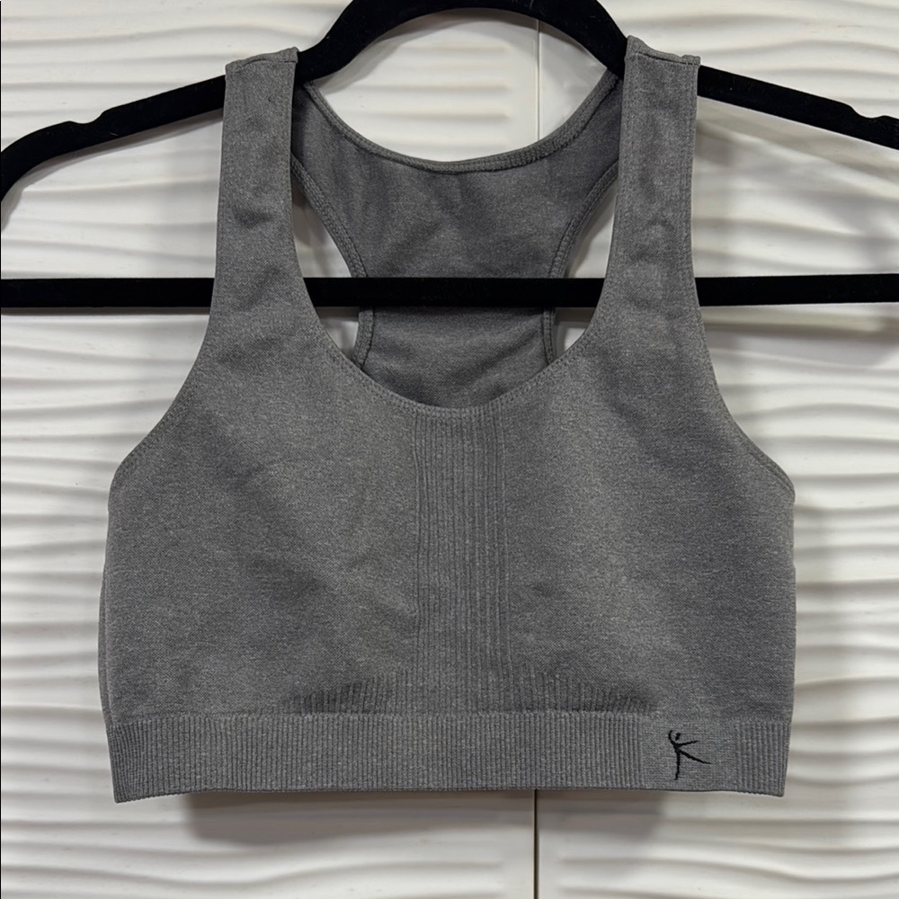 Gray Sports Bra